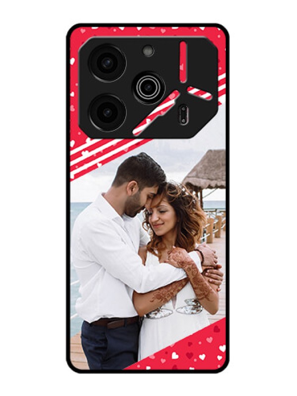 Custom Tecno Pova 6 Pro 5G Custom Metal Phone CaseValentines Gift Design