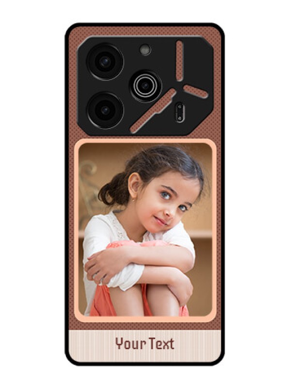 Custom Tecno Pova 6 Pro 5G Custom Metal Phone CaseSimple Pic Upload Design