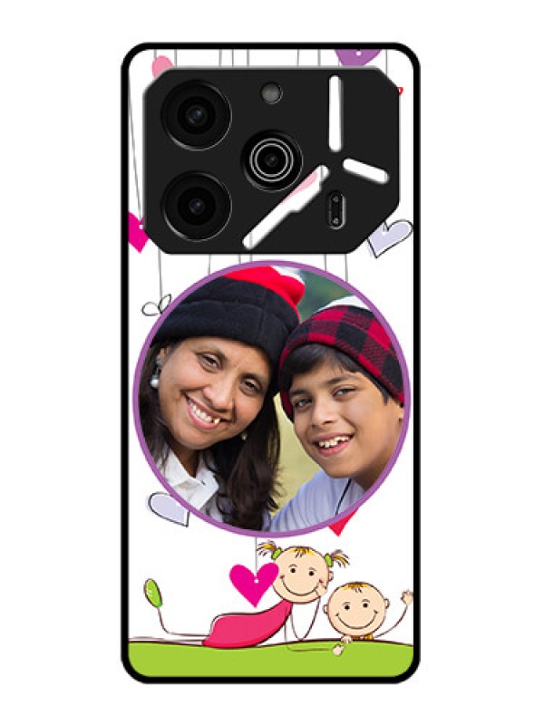 Custom Tecno Pova 6 Pro 5G Custom Metal Phone CaseCute Kids Phone Case Design