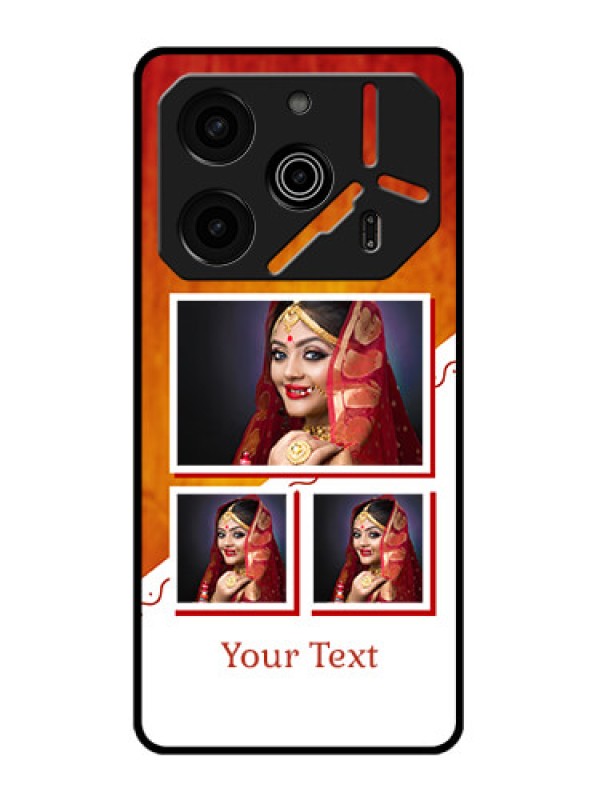 Custom Tecno Pova 6 Pro 5G Custom Metal Phone CaseWedding Memories Design