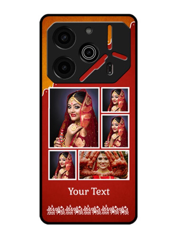 Custom Tecno Pova 6 Pro 5G Custom Metal Phone CaseWedding Pic Upload Design