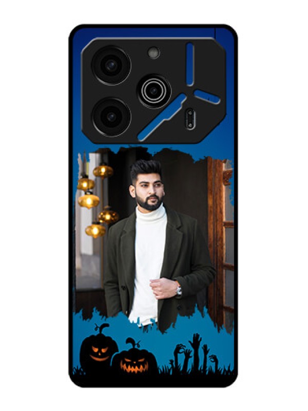 Custom Tecno Pova 6 Pro 5G Custom Metal Phone CaseWith Pro Halloween Design