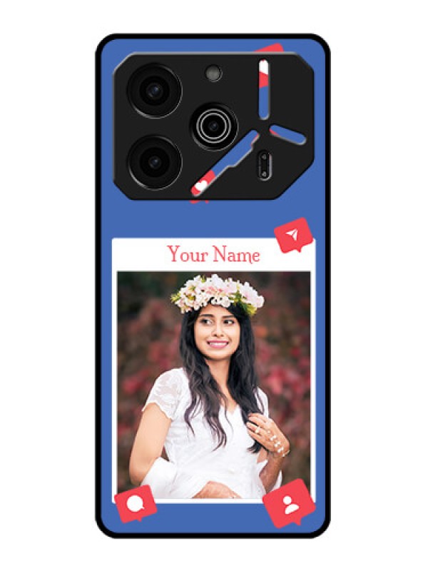 Custom Tecno Pova 6 Pro 5G Custom Metal Phone CaseLike Share And Comment Design