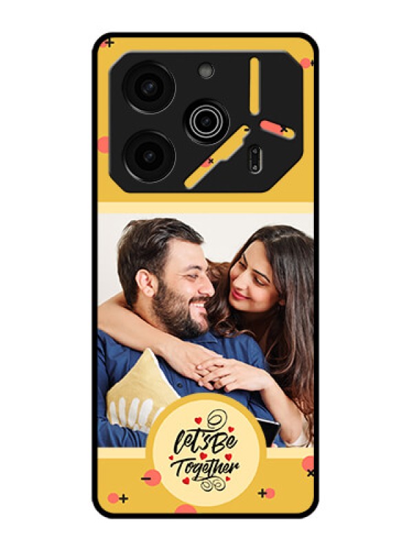 Custom Tecno Pova 6 Pro 5G Custom Metal Phone CaseLets Be Together Design