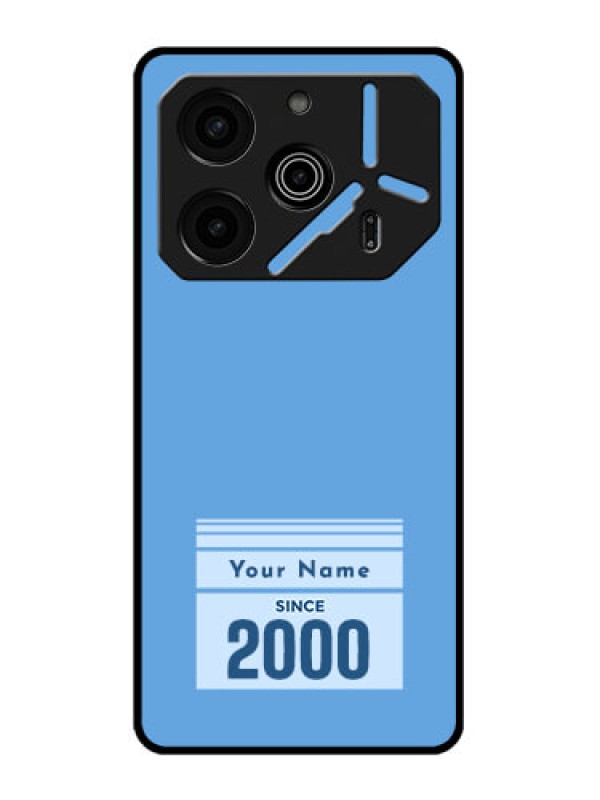 Custom Tecno Pova 6 Pro 5G Custom Metal Phone CaseCustom Year Of Birth Design