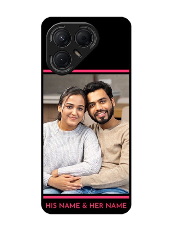 Custom Tecno Pova 7 5G Custom Metal Phone Case - With Add Text Design