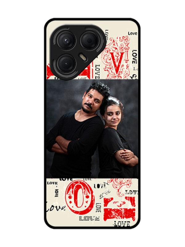 Custom Tecno Pova 7 5G Custom Metal Phone Case - Trendy Love Design Case