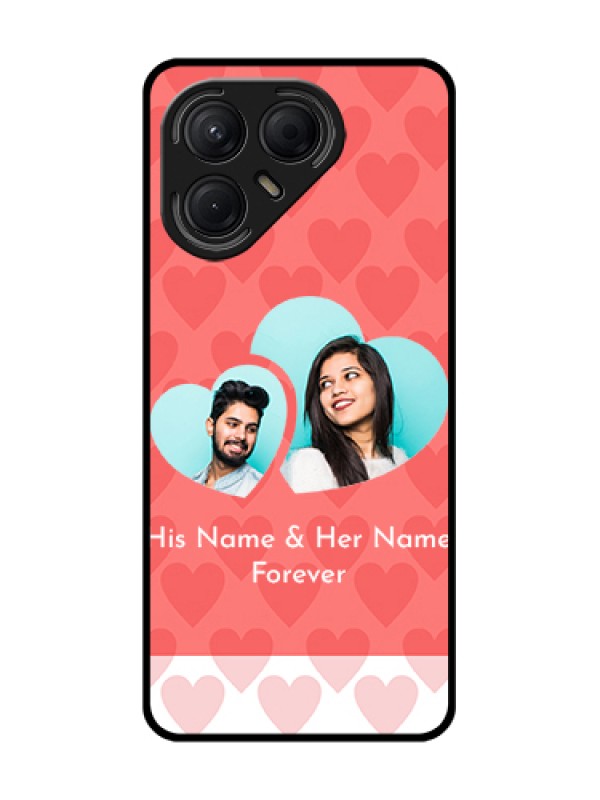 Custom Tecno Pova 7 5G Custom Metal Phone Case - Couple Pic Upload Design