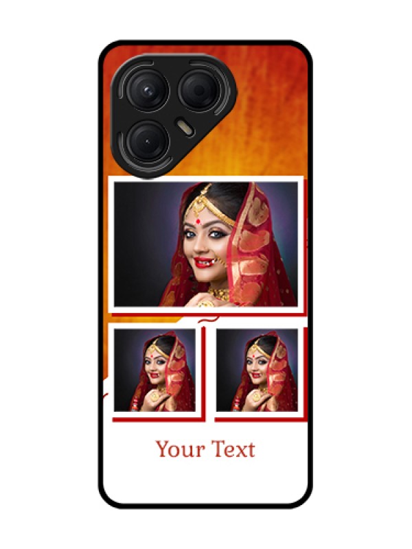 Custom Tecno Pova 7 5G Custom Metal Phone Case - Wedding Memories Design