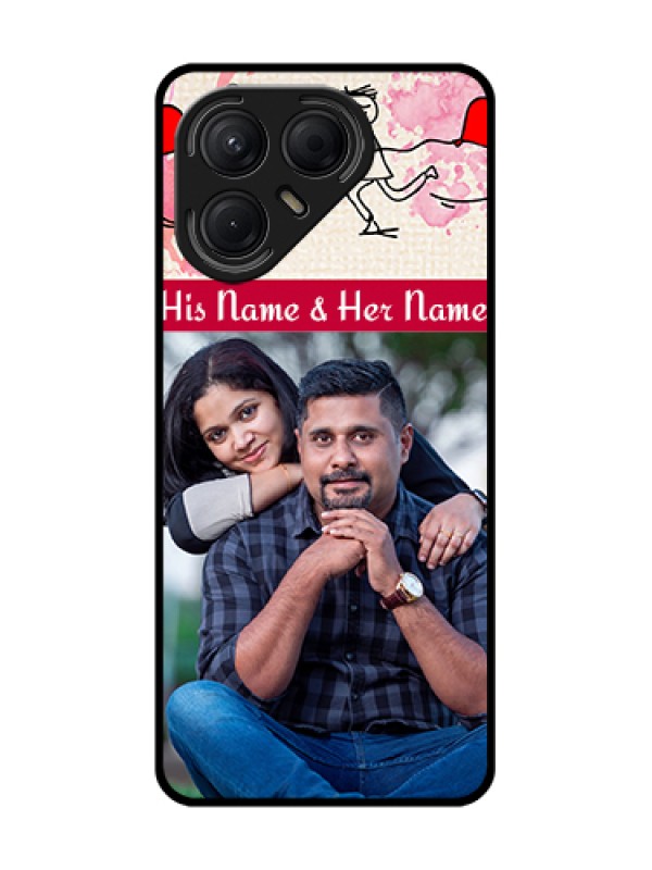 Custom Tecno Pova 7 5G Custom Metal Phone Case - You And Me Case Design