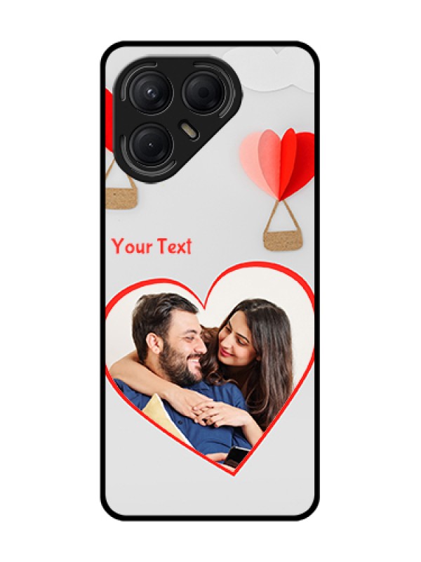 Custom Tecno Pova 7 5G Custom Metal Phone Case - Parachute Love Design