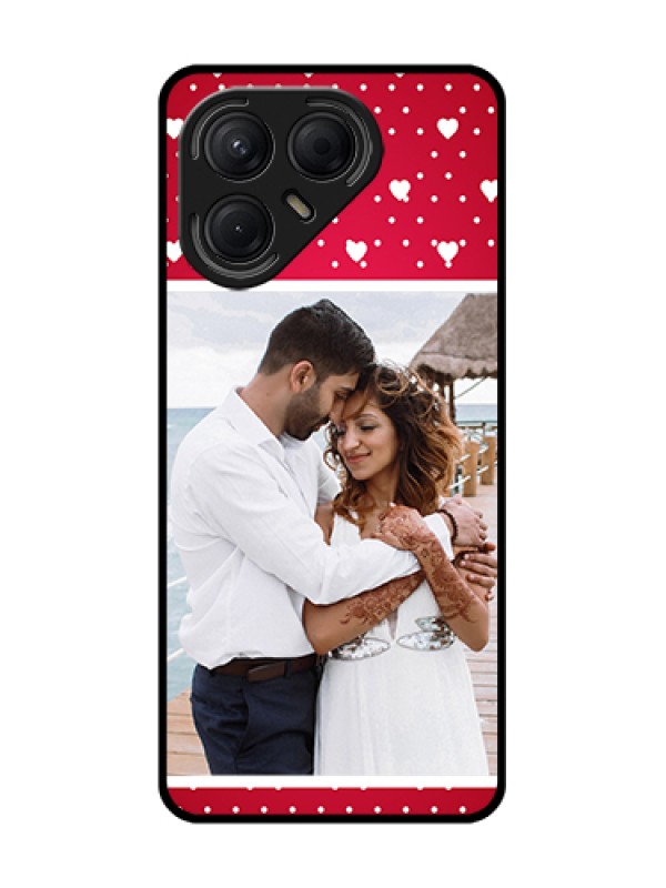 Custom Tecno Pova 7 5G Custom Metal Phone Case - Hearts Mobile Case Design
