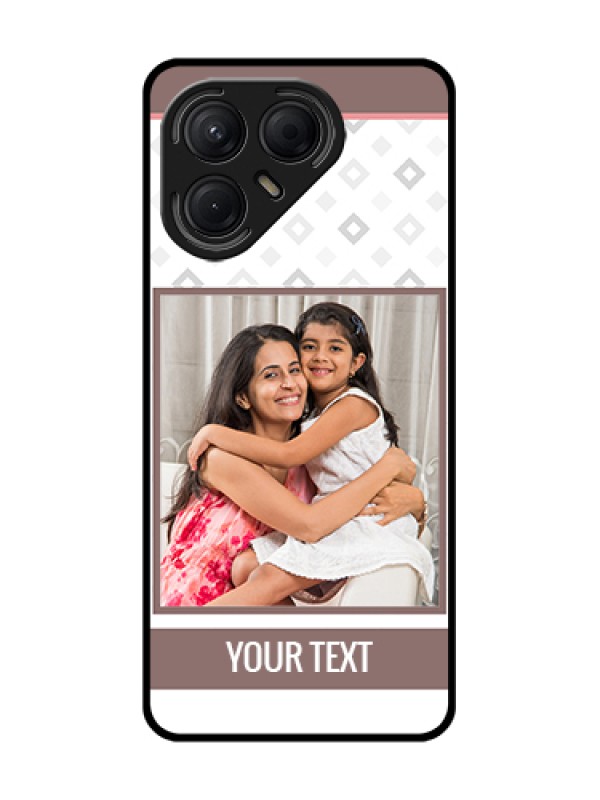 Custom Tecno Pova 7 5G Custom Metal Phone Case - Simple Diamond Design