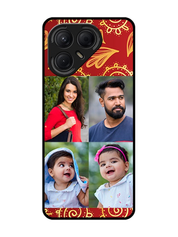 Custom Tecno Pova 7 5G Custom Metal Phone Case - 4 Image Traditional Design