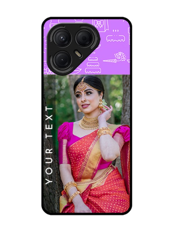 Custom Tecno Pova 7 5G Custom Metal Phone Case - Birthday Icons Design