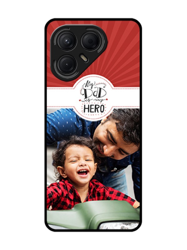 Custom Tecno Pova 7 5G Custom Metal Phone Case - My Dad Hero Design