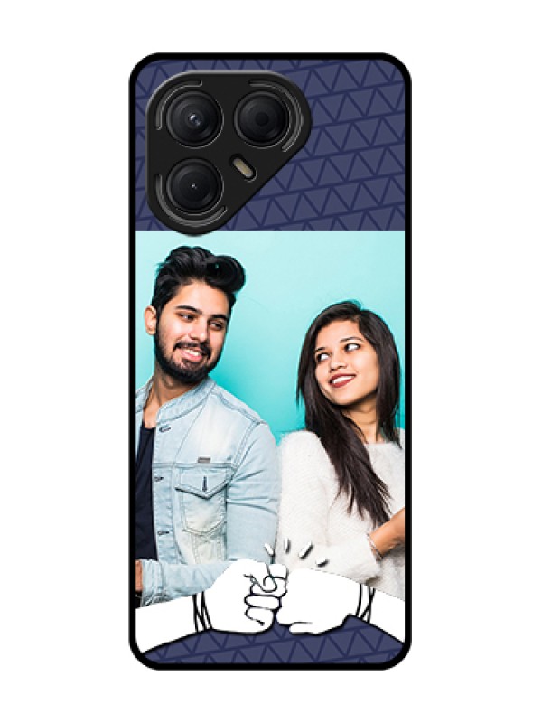 Custom Tecno Pova 7 5G Custom Metal Phone Case - With Best Friends Design