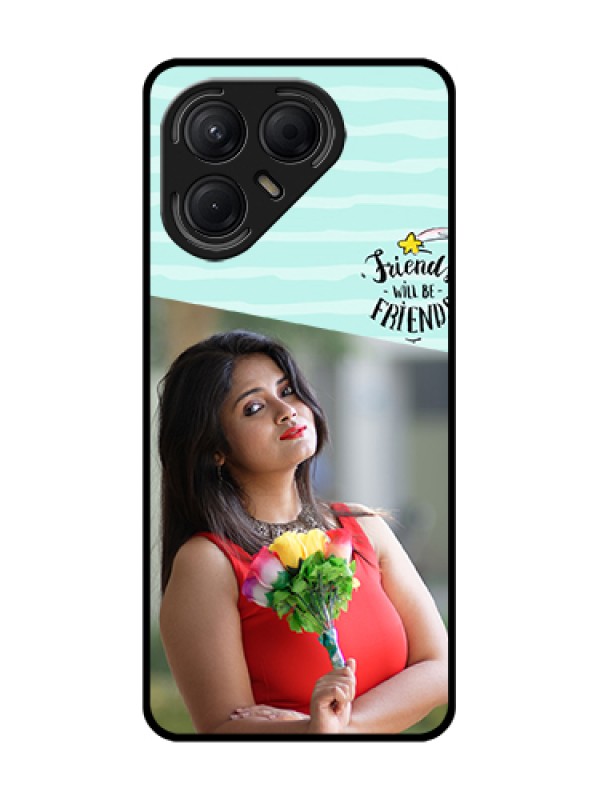 Custom Tecno Pova 7 5G Custom Metal Phone Case - Friends Picture Icon Design