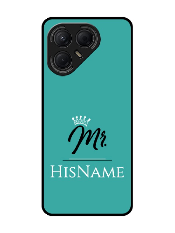 Custom Tecno Pova 7 5G Custom Metal Phone Case - Mr With Name Design