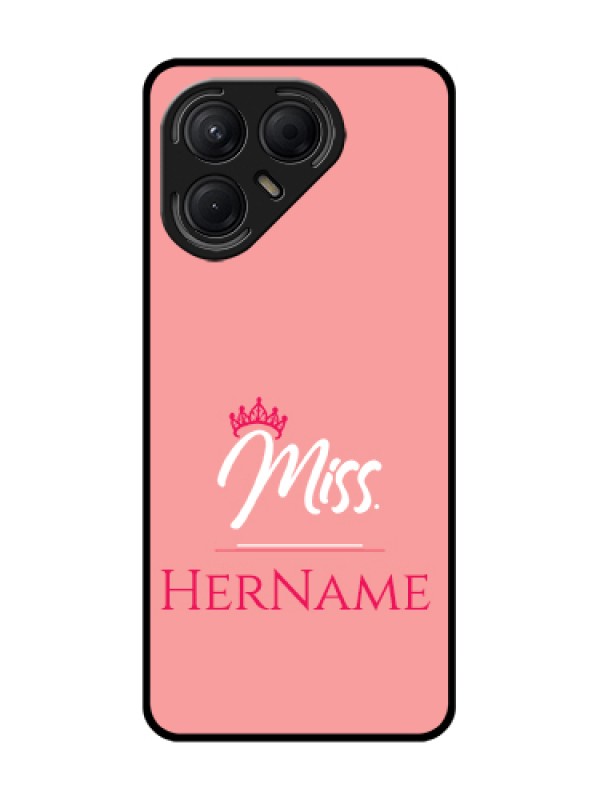 Custom Tecno Pova 7 5G Custom Metal Phone Case - Mrs With Name Design