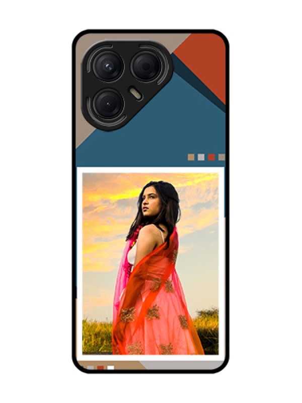 Custom Tecno Pova 7 5G Custom Metal Phone Case - Retro Color Pallet Design