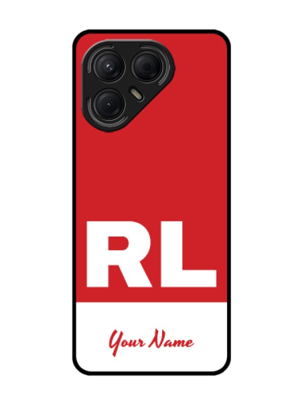 Custom Tecno Pova 7 5G Custom Metal Phone Case - Dual Tone Custom Text Design