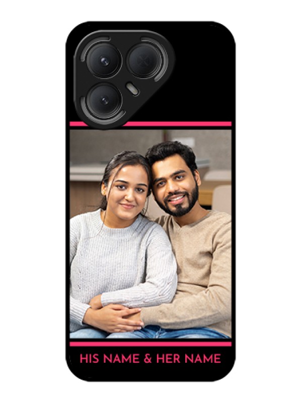 Custom Tecno Pova 7 Pro 5G Custom Metal Phone Case - With Add Text Design