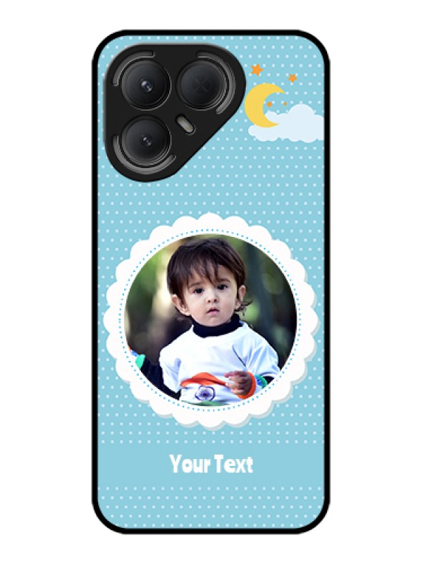 Custom Tecno Pova 7 Pro 5G Custom Metal Phone Case - Violet Pattern Design