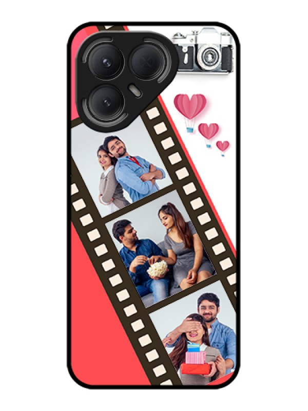 Custom Tecno Pova 7 Pro 5G Custom Metal Phone Case - 3 Image Holder With Film Reel