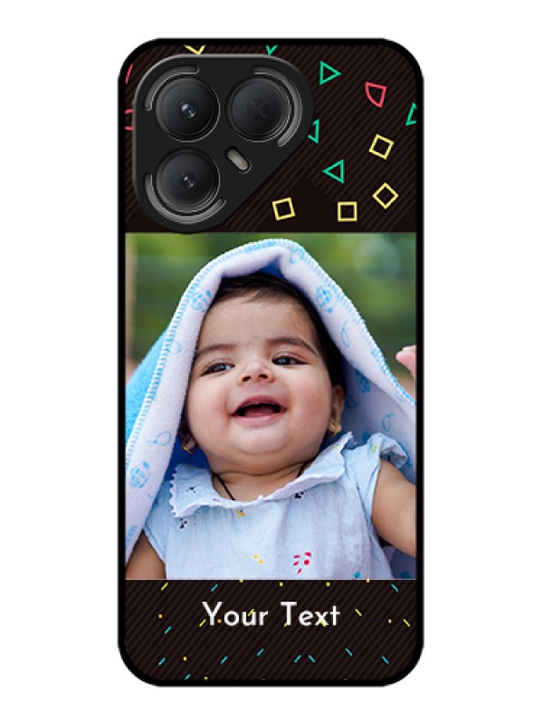 Custom Tecno Pova 7 Pro 5G Custom Metal Phone Case - With Confetti Birthday Design