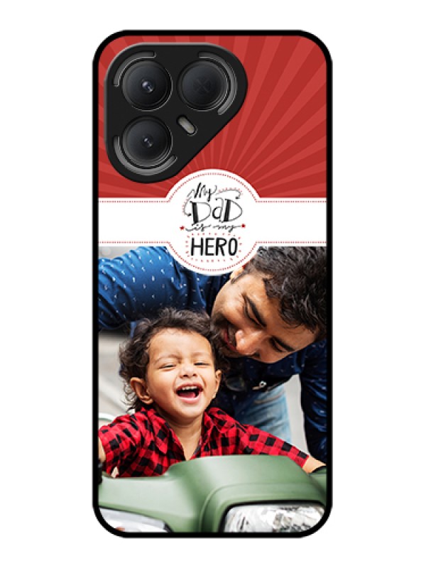 Custom Tecno Pova 7 Pro 5G Custom Metal Phone Case - My Dad Hero Design