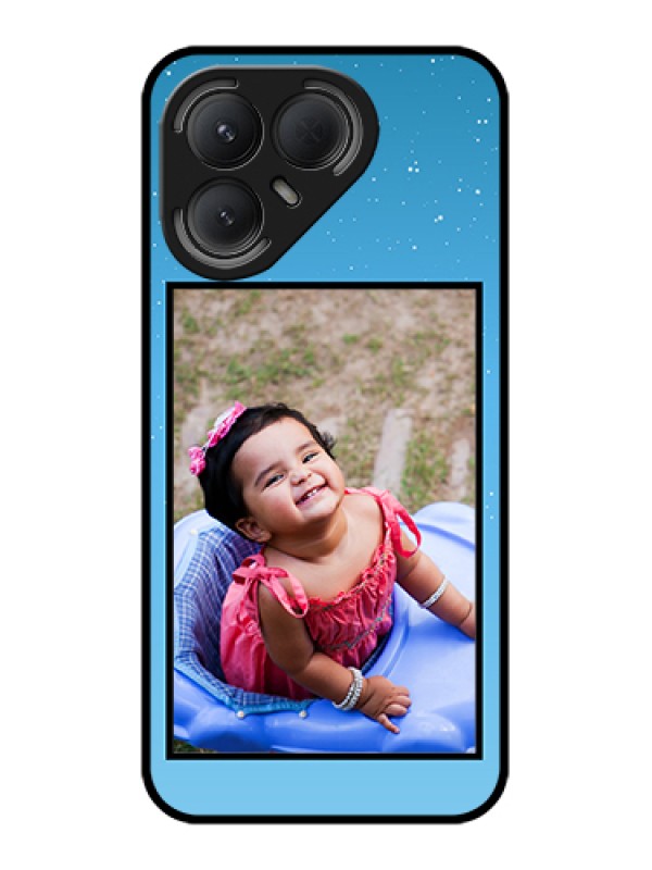 Custom Tecno Pova 7 Pro 5G Custom Metal Phone Case - Wave Pattern Colorful Design