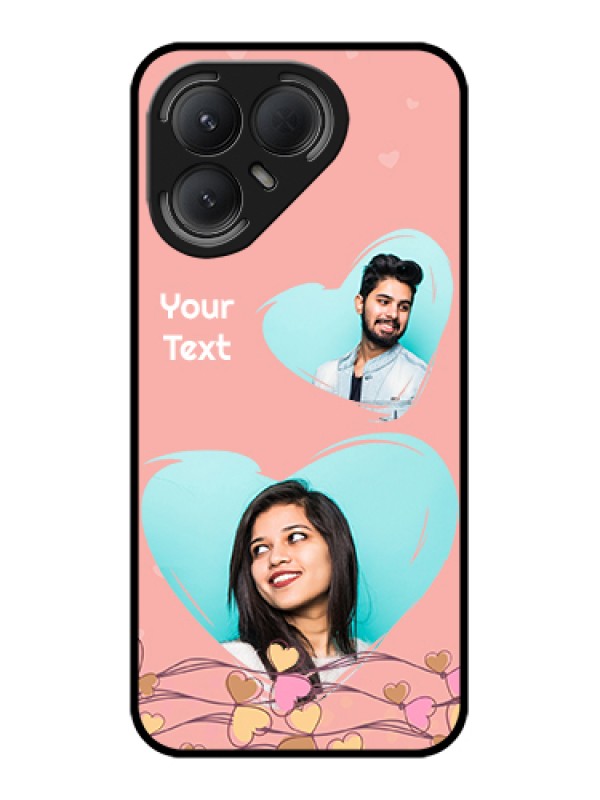 Custom Tecno Pova 7 Pro 5G Custom Metal Phone Case - Love Doodle Design