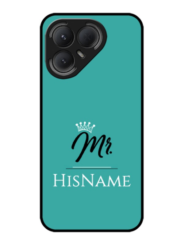 Custom Tecno Pova 7 Pro 5G Custom Metal Phone Case - Mr With Name Design