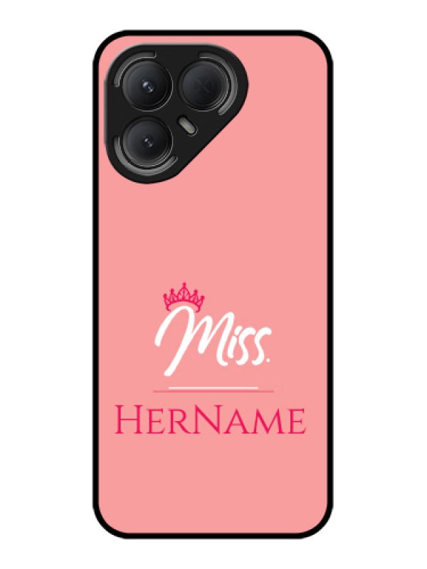 Custom Tecno Pova 7 Pro 5G Custom Metal Phone Case - Mrs With Name Design