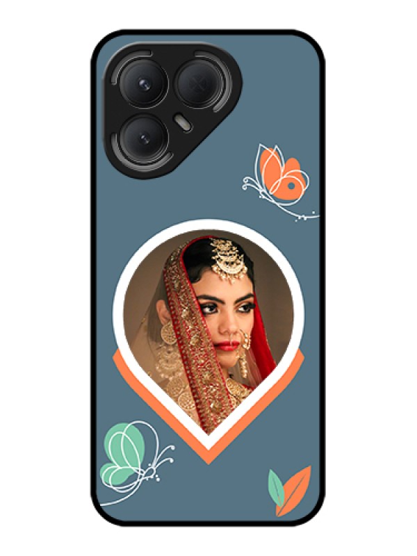 Custom Tecno Pova 7 Pro 5G Custom Metal Phone Case - Droplet Butterflies Design