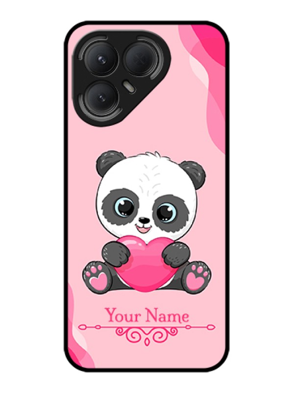 Custom Tecno Pova 7 Pro 5G Custom Metal Phone Case - Cute Panda Design
