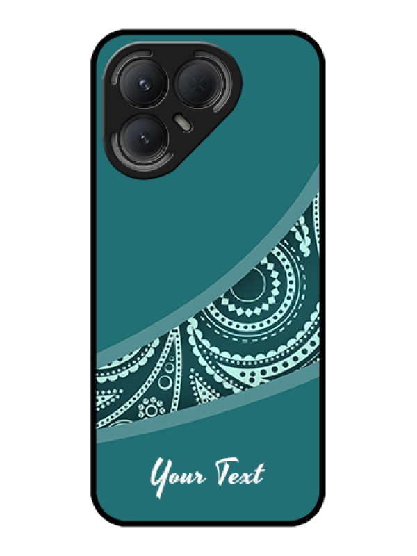 Custom Tecno Pova 7 Pro 5G Custom Metal Phone Case - Semi Visible Floral Design