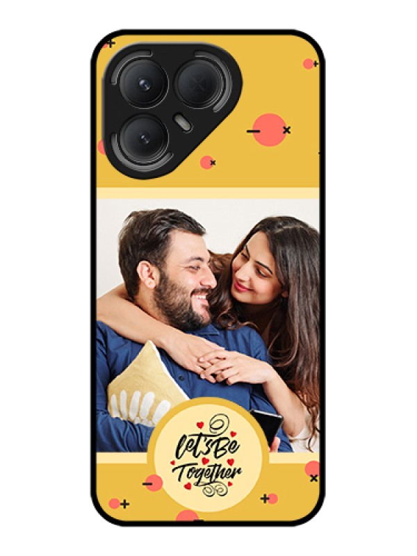 Custom Tecno Pova 7 Pro 5G Custom Metal Phone Case - Lets Be Together Design