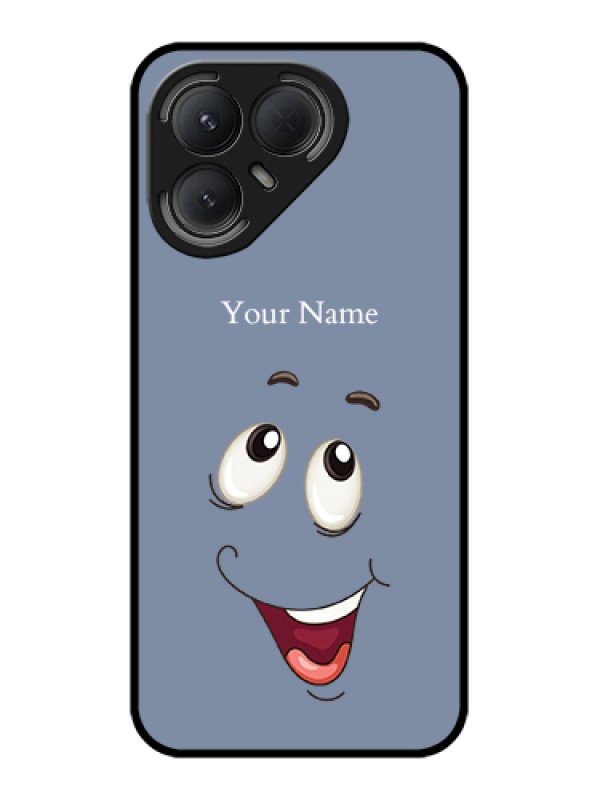 Custom Tecno Pova 7 Pro 5G Custom Metal Phone Case - Laughing Cartoon Face Design
