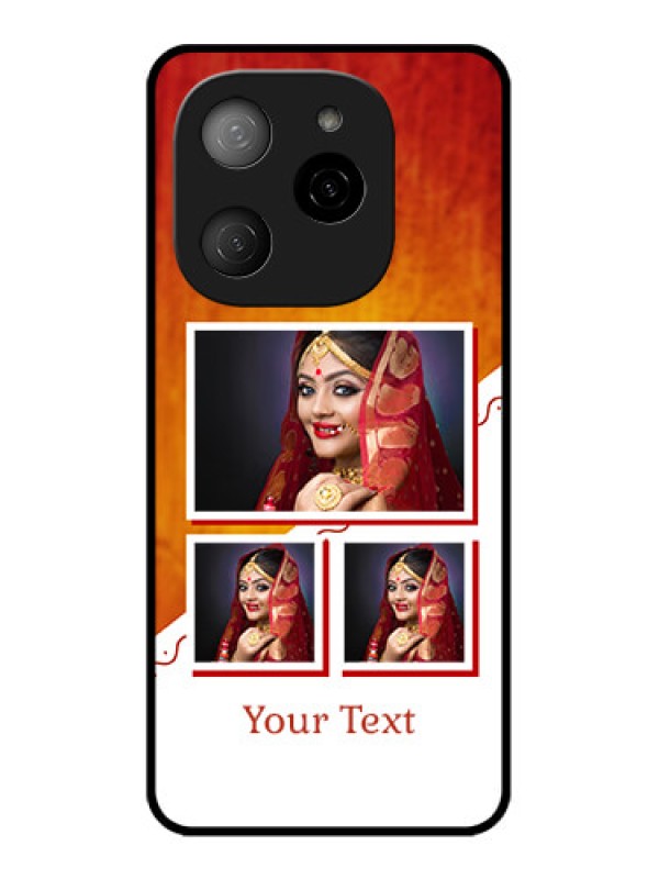 Custom Tecno Spark 20 Pro 5G Custom Metal Phone CaseWedding Memories Design