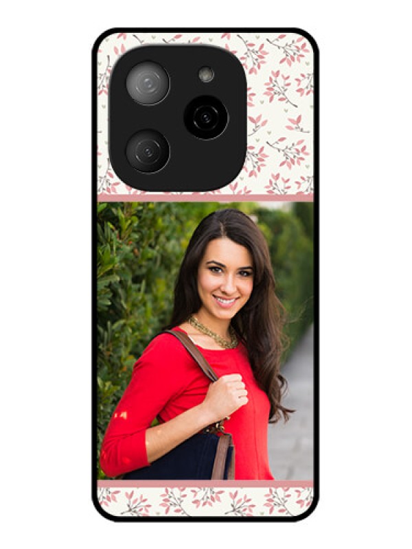 Custom Tecno Spark 20 Pro 5G Custom Metal Phone CaseStunning Floral Design