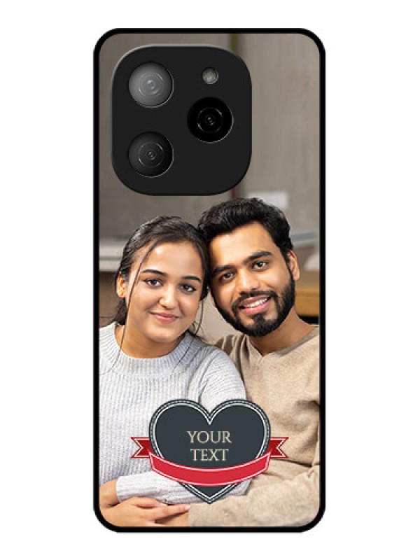 Custom Tecno Spark 20 Pro 5G Custom Metal Phone CaseJust Married Couple Design