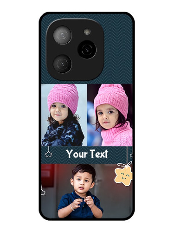 Custom Tecno Spark 20 Pro 5G Custom Metal Phone CaseHanging Stars Design