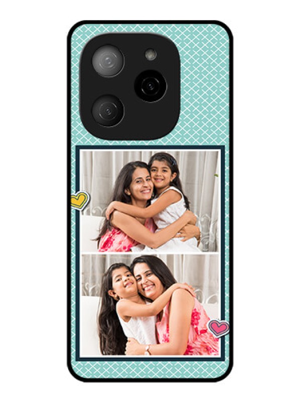 Custom Tecno Spark 20 Pro 5G Custom Metal Phone Case2 Image Holder With Pattern Design