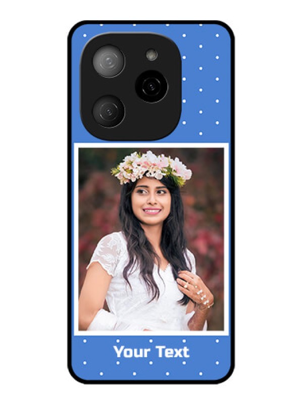 Custom Tecno Spark 20 Pro 5G Custom Metal Phone CasePolka Dots Design