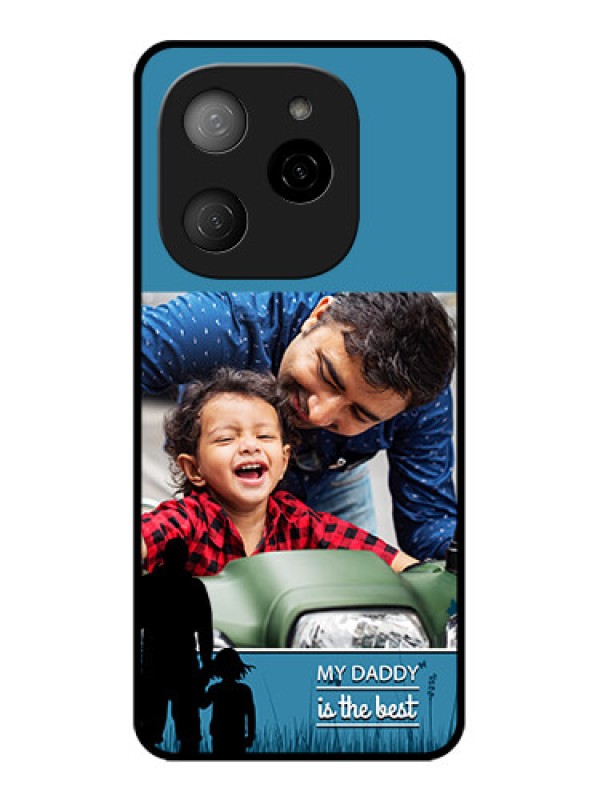 Custom Tecno Spark 20 Pro 5G Custom Metal Phone CaseBest Dad Design