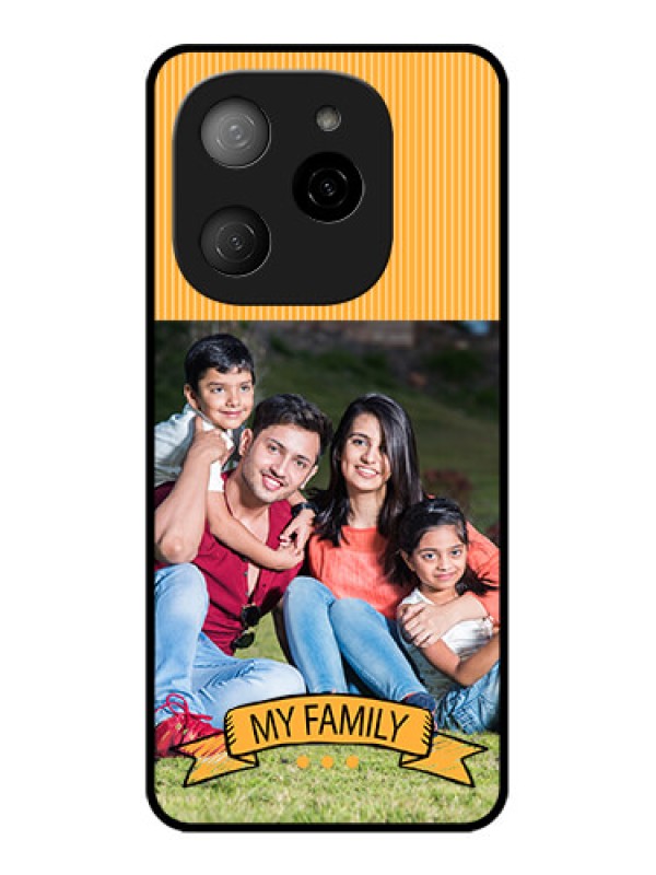 Custom Tecno Spark 20 Pro 5G Custom Metal Phone CaseMy Family Design