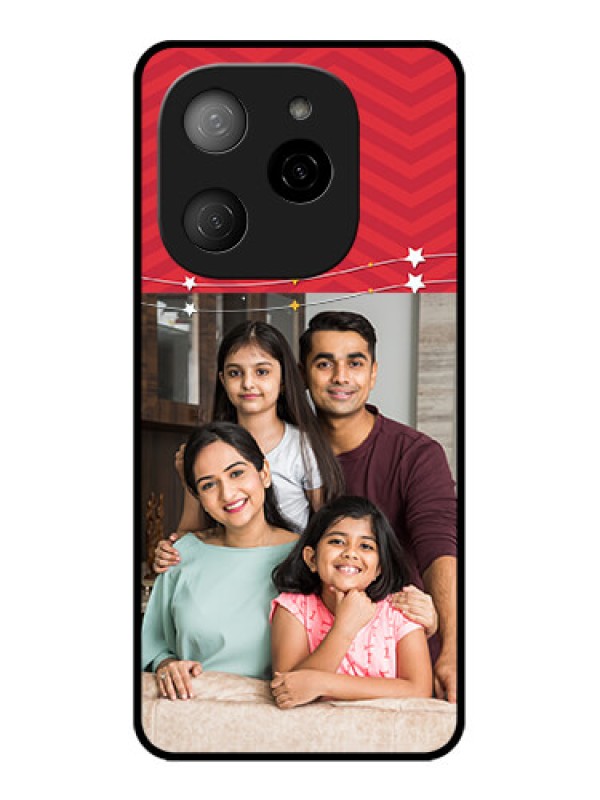 Custom Tecno Spark 20 Pro 5G Custom Metal Phone CaseHappy Family Design