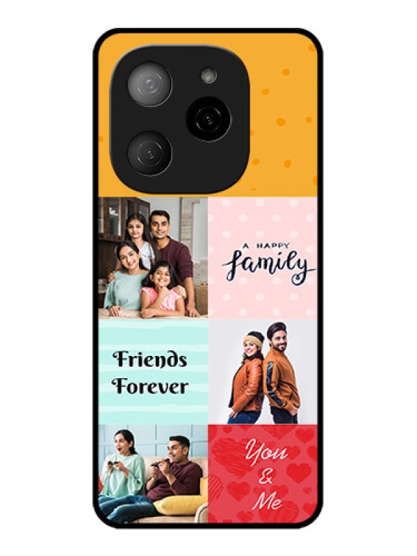 Custom Tecno Spark 20 Pro 5G Custom Metal Phone CaseImages With Quotes Design